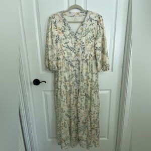 Roolee floral Midi dress size medium